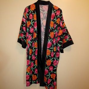 Brightly Floral Robe Lingerie